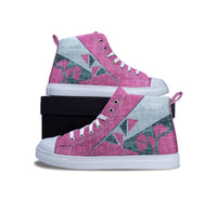 Pink Abstract Triangle