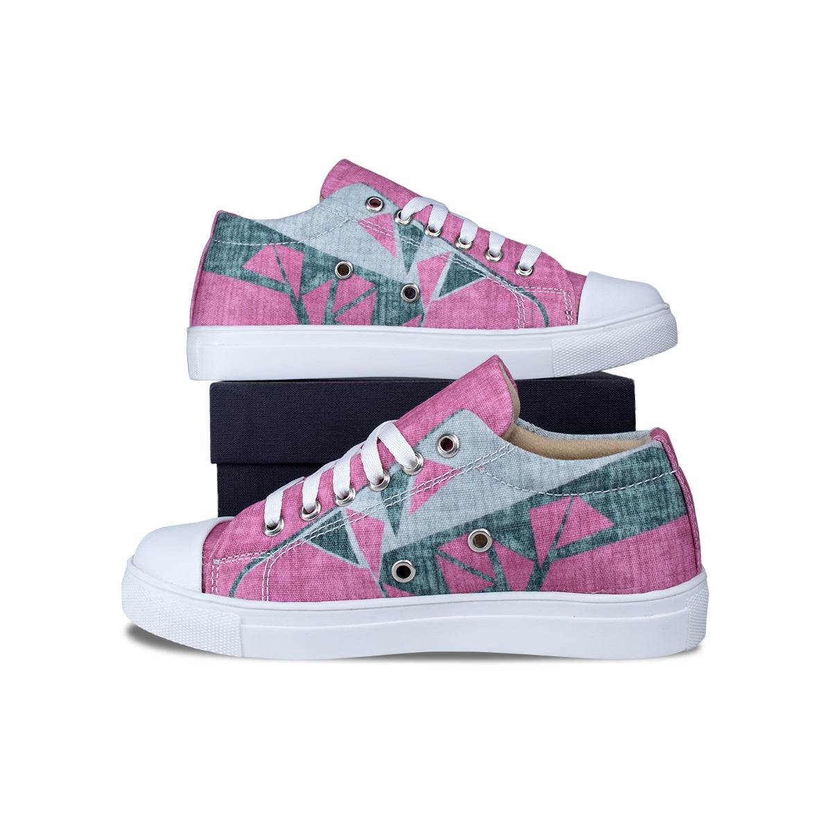Pink Abstract Triangle