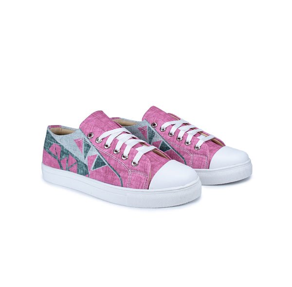Pink Abstract Triangle
