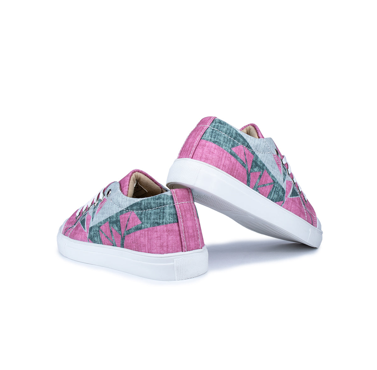 Pink Abstract Triangle