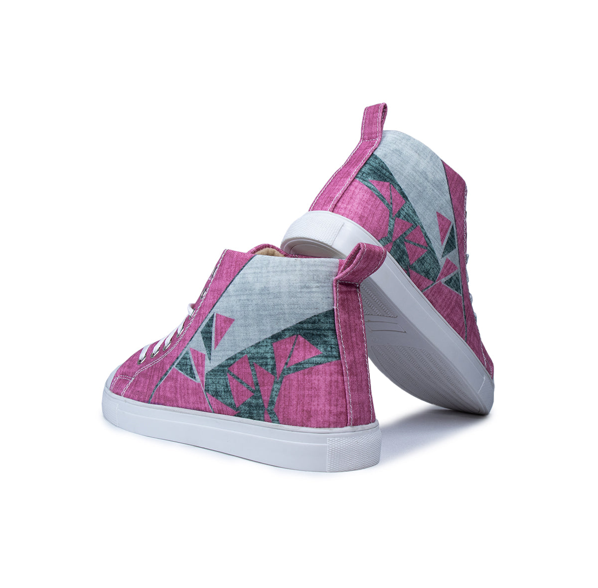 Pink Abstract Triangle