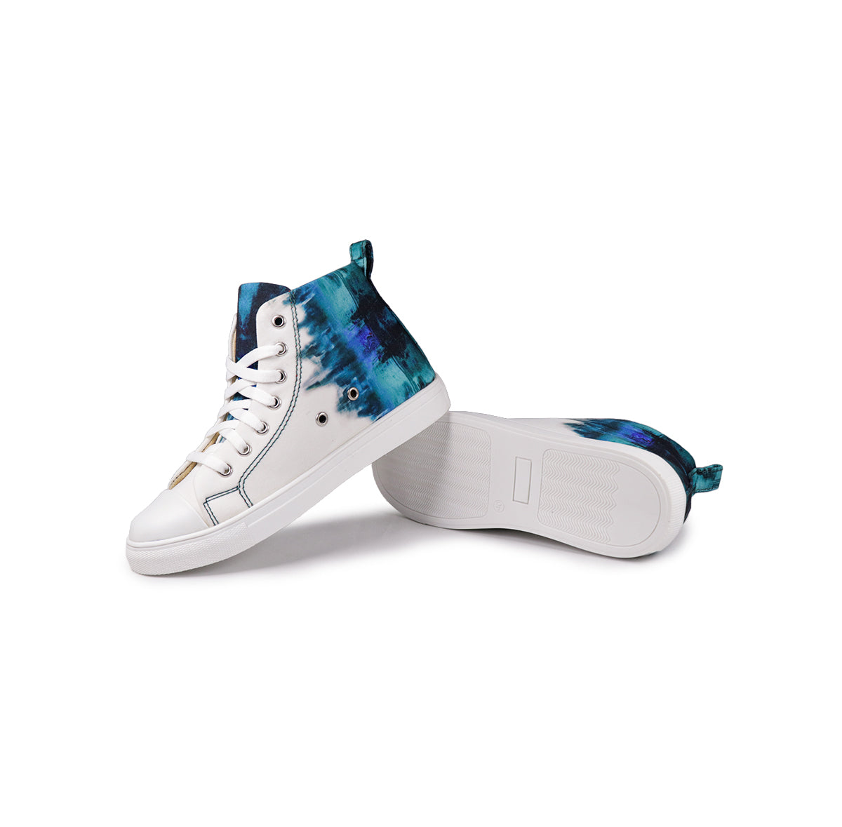 White & Blue