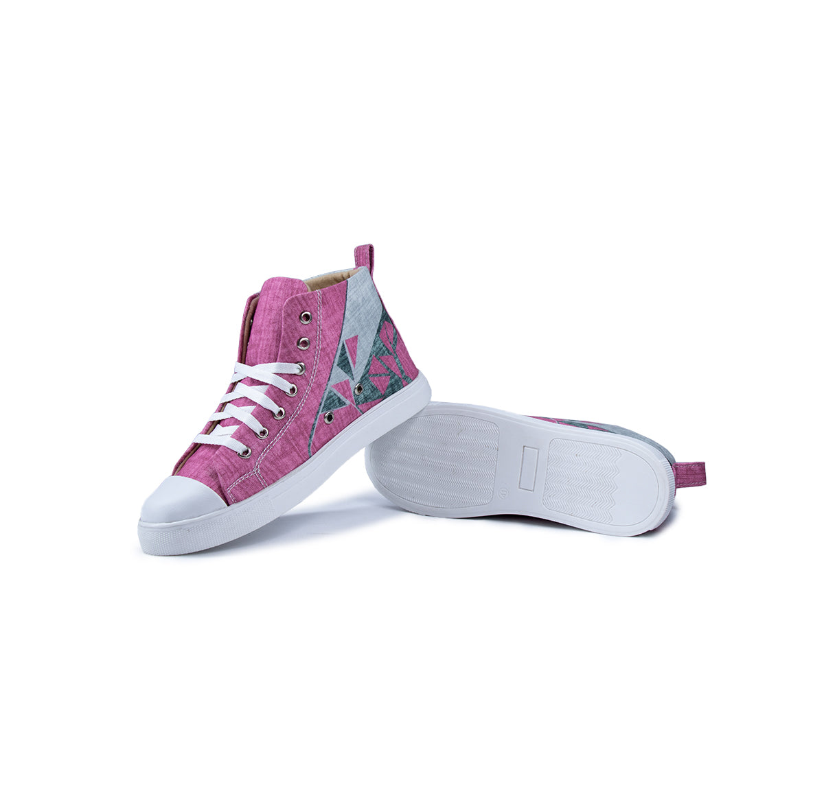 Pink Abstract Triangle