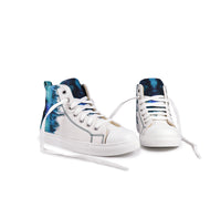 White & Blue