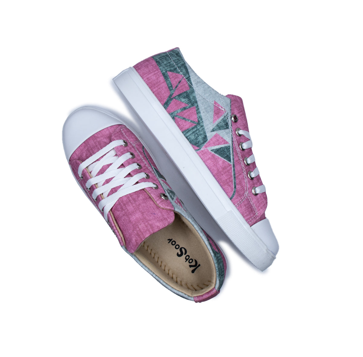 Pink Abstract Triangle