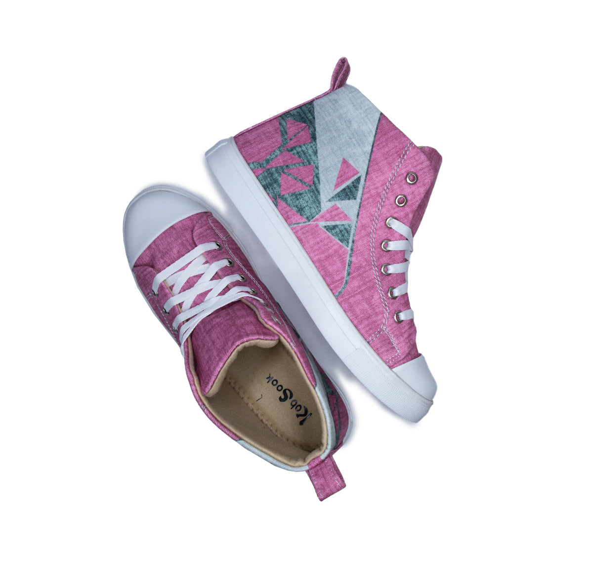 Pink Abstract Triangle