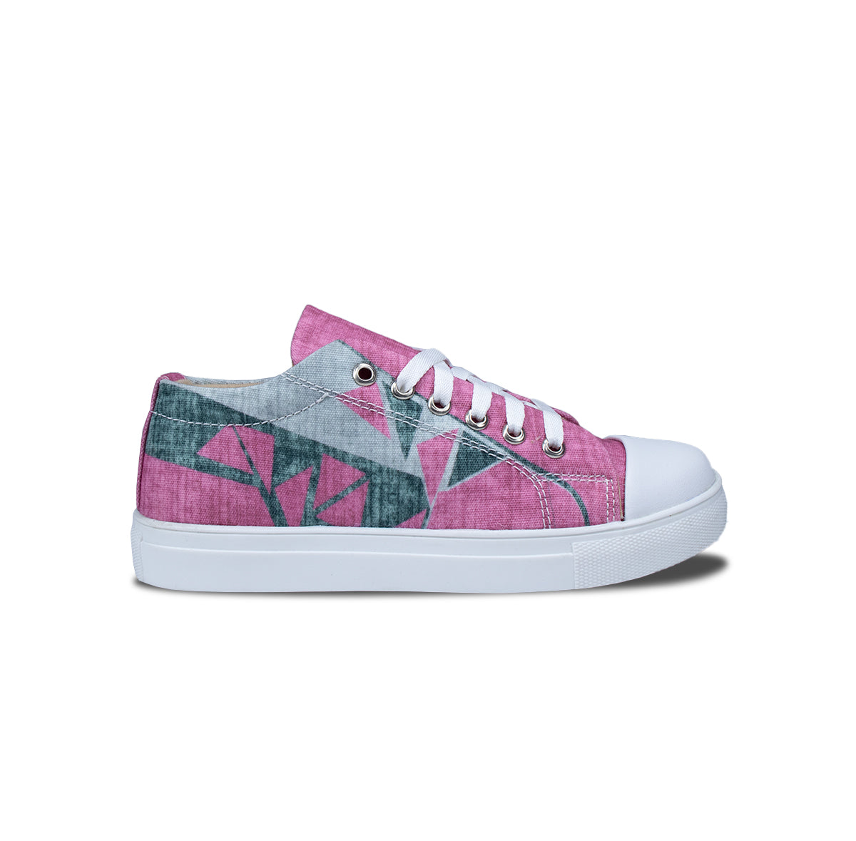 Pink Abstract Triangle