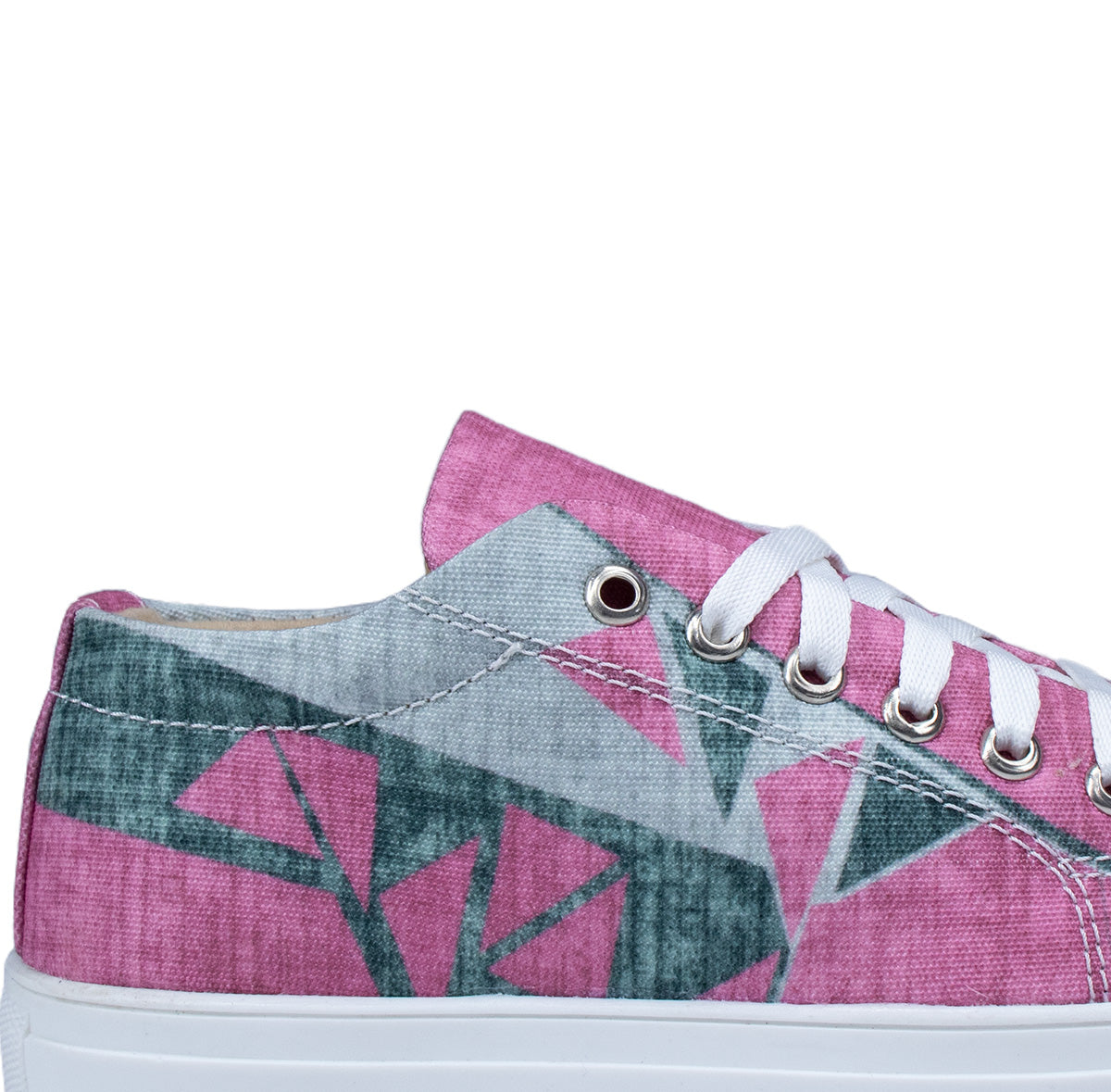 Pink Abstract Triangle
