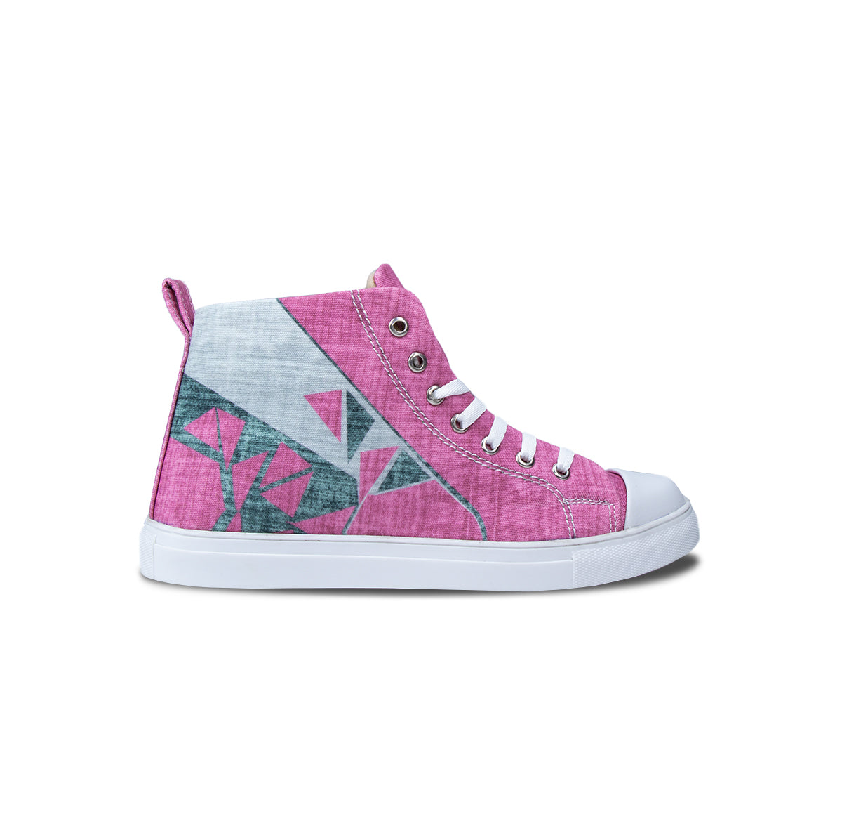 Pink Abstract Triangle