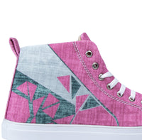 Pink Abstract Triangle