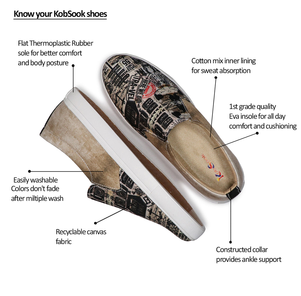 Travel Bug - Men's Loafer Canvas Sneaker