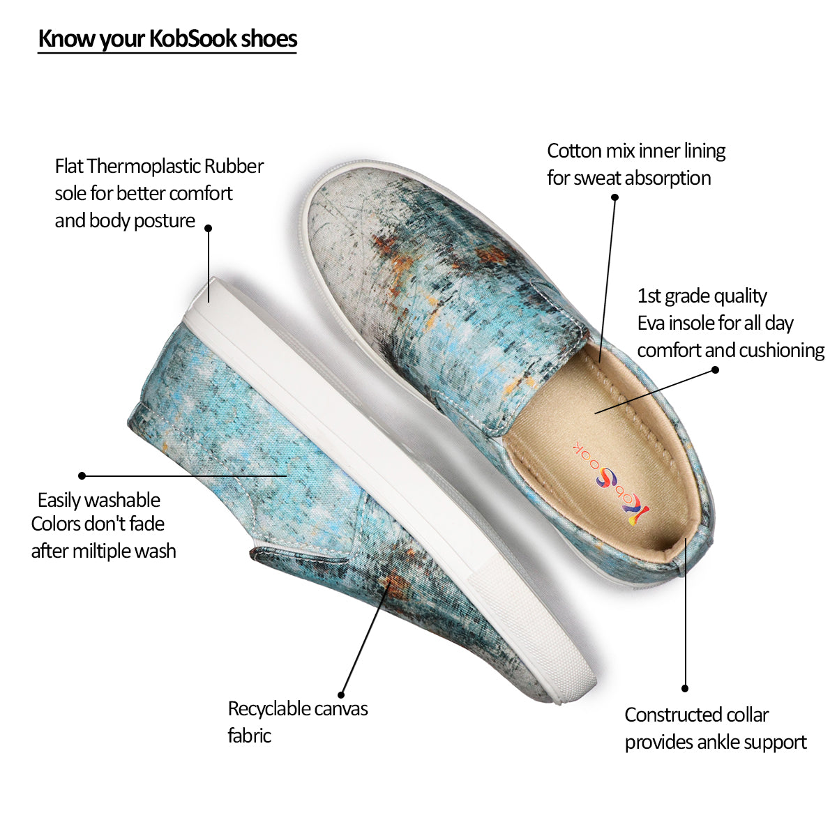 Wanderlust - Women's Loafer Canvas Sneaker
