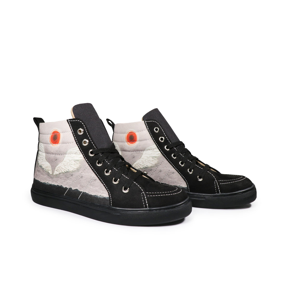 Freedom - Men's High-Top Suede Canvas Sneaker