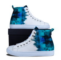 White & Blue
