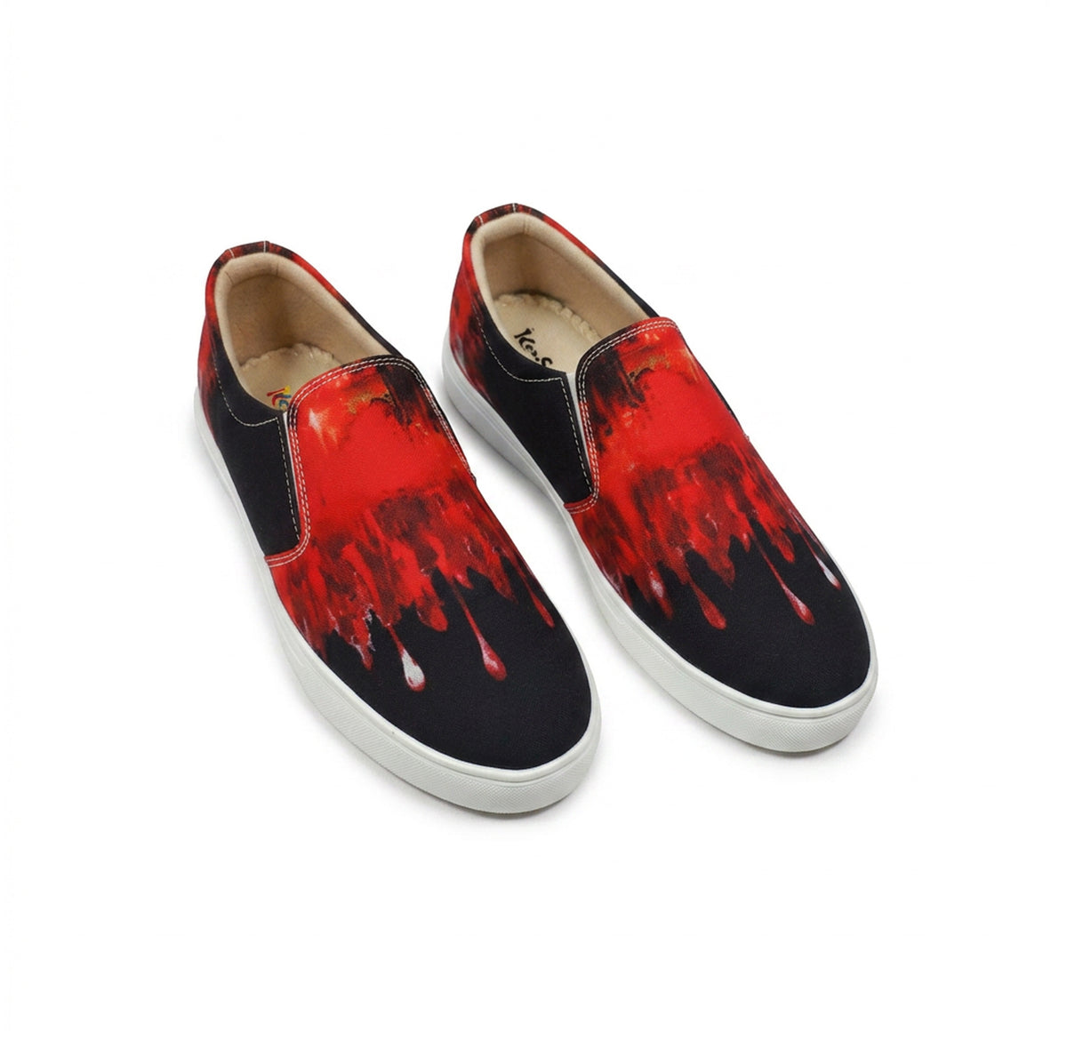 Black & Red Drops