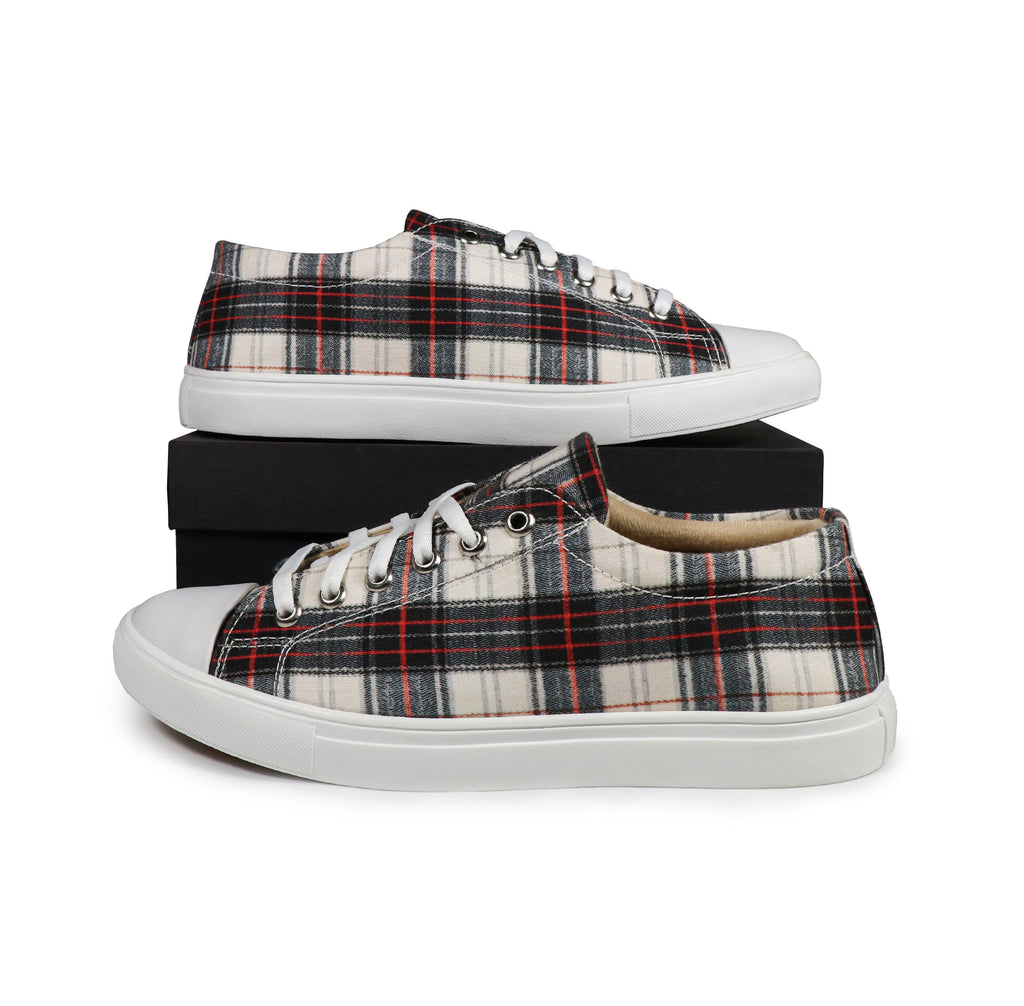 Checkers - Men's Low-Top Canvas Sneaker