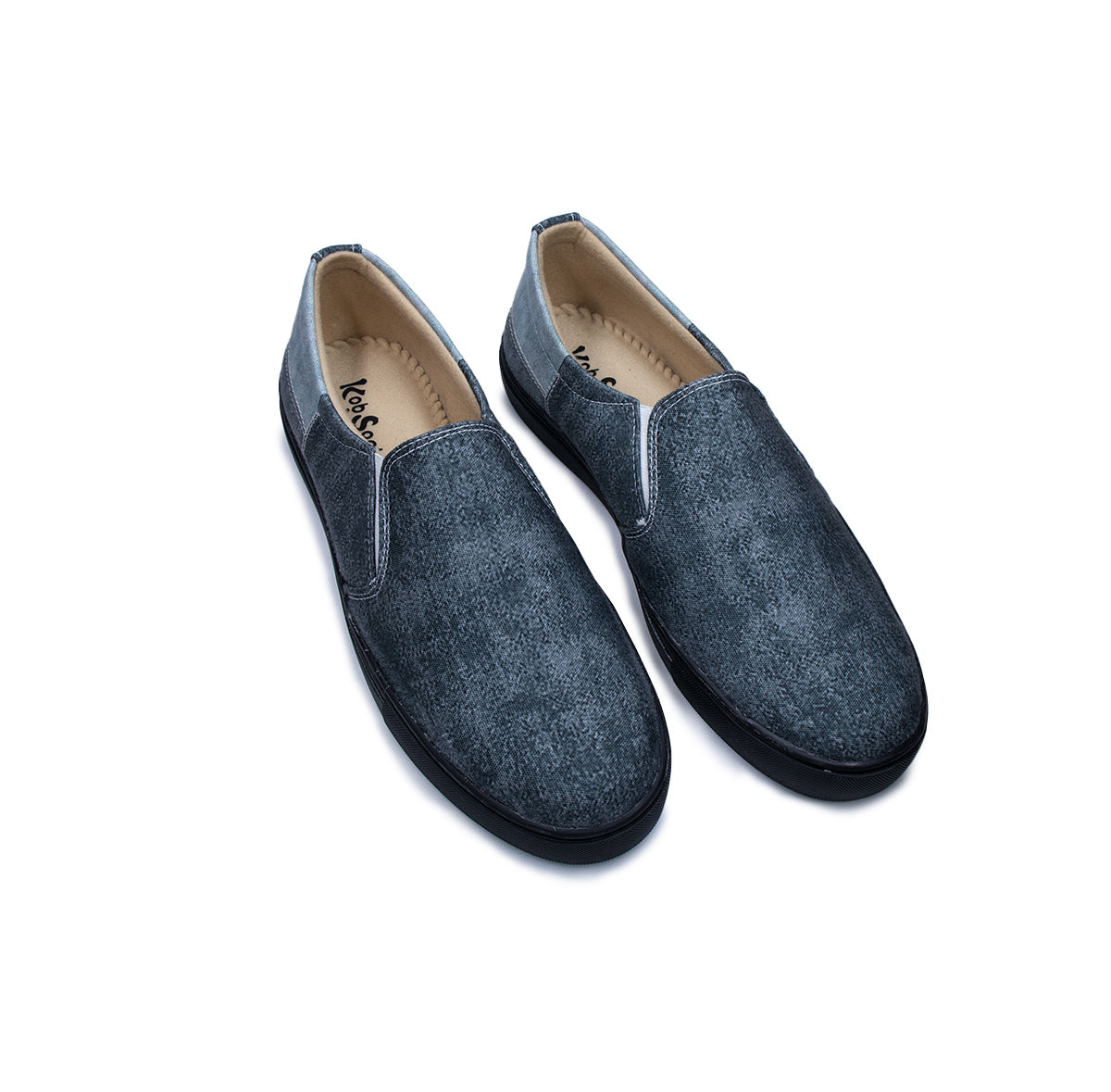 Dark Grey Shades - Men's Loafer Canvas Sneaker