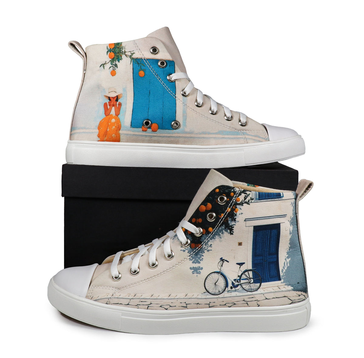 Santora - Men's High-Top Canvas Sneaker
