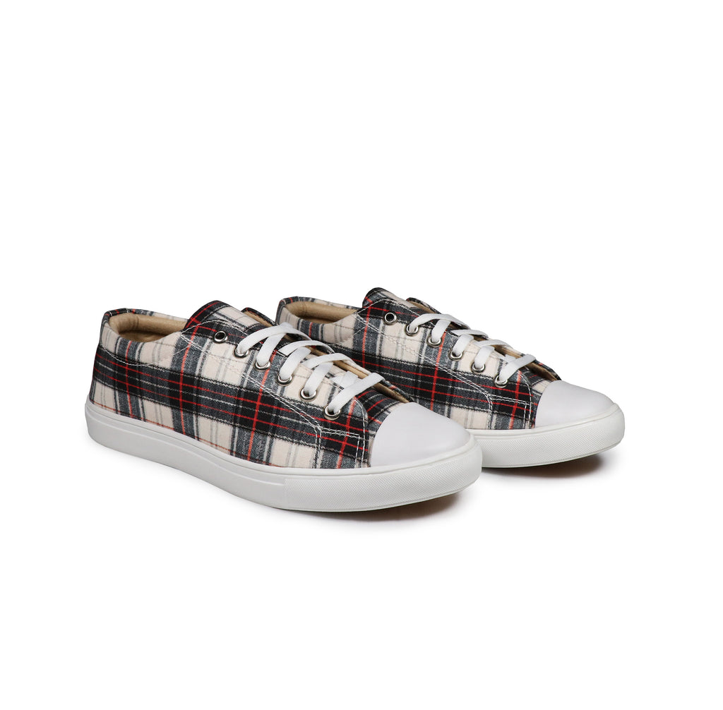 Checkers - Men's Low-Top Canvas Sneaker