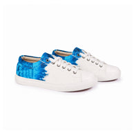 White & Blue