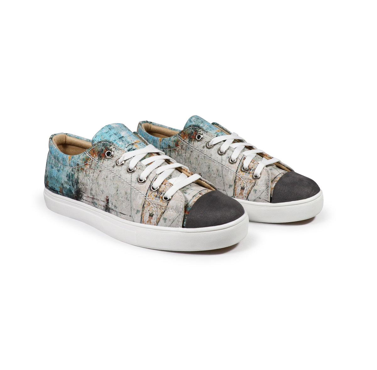 Wanderlust - Men's Low-Top Canvas Sneaker