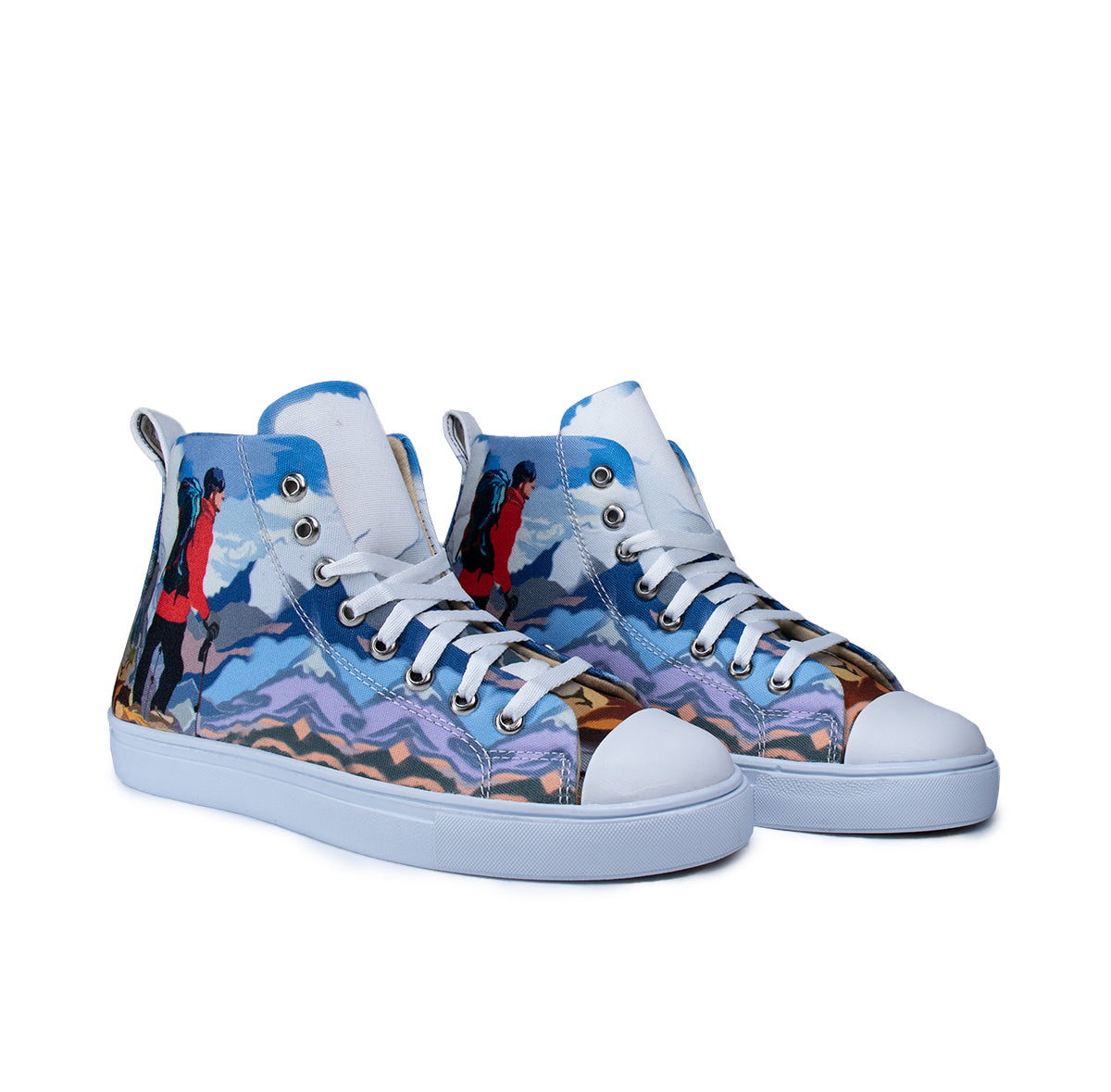 Mountain Men - Men's High-Top Canvas Sneaker