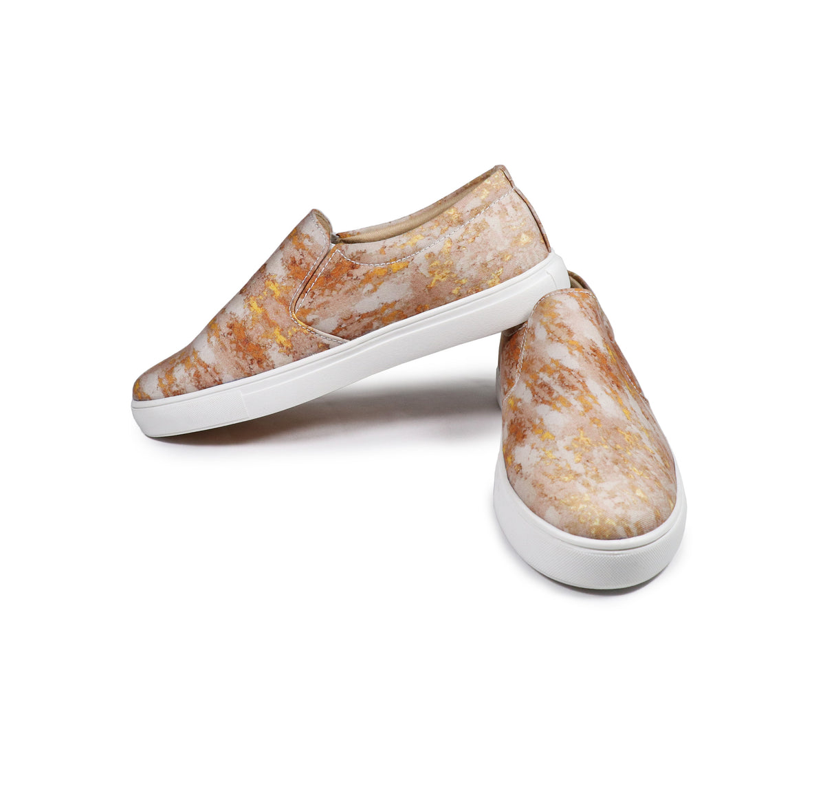 Golden Specks - Men's Loafer Canvas Sneaker