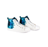White & Blue