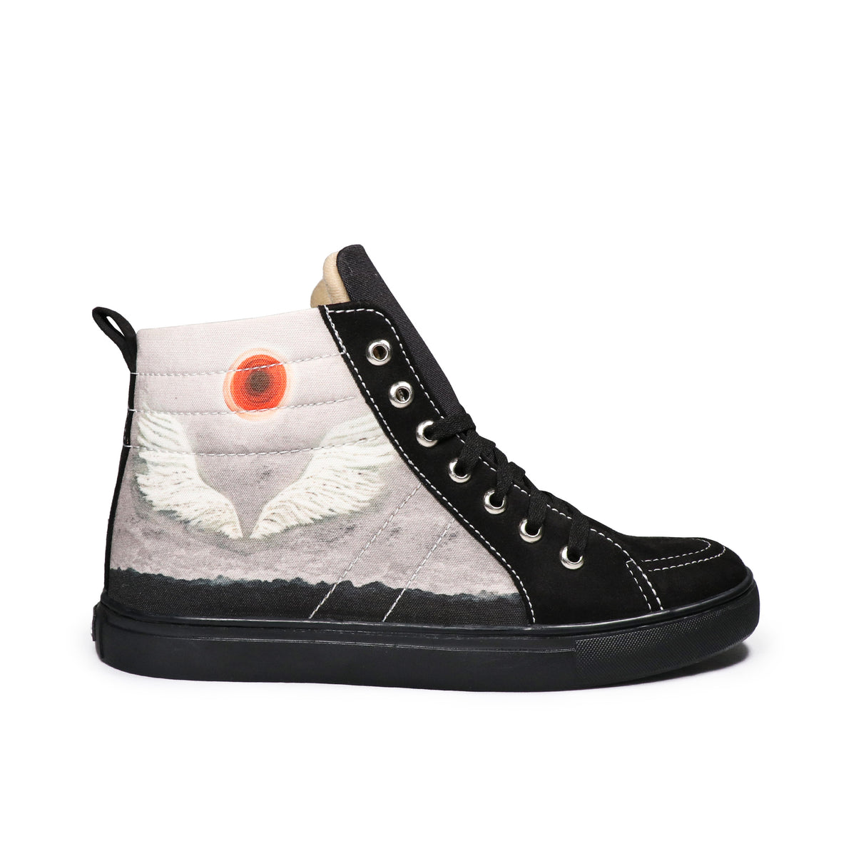 Freedom - Men's High-Top Suede Canvas Sneaker