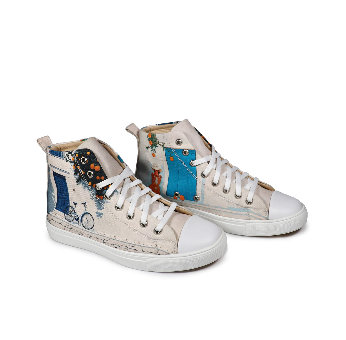 Santora - Men's High-Top Canvas Sneaker