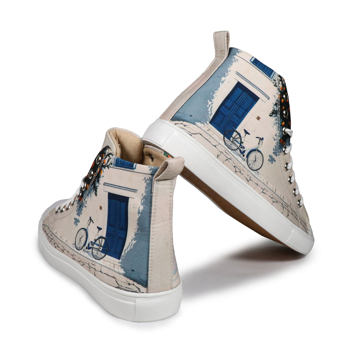 Santora - Men's High-Top Canvas Sneaker