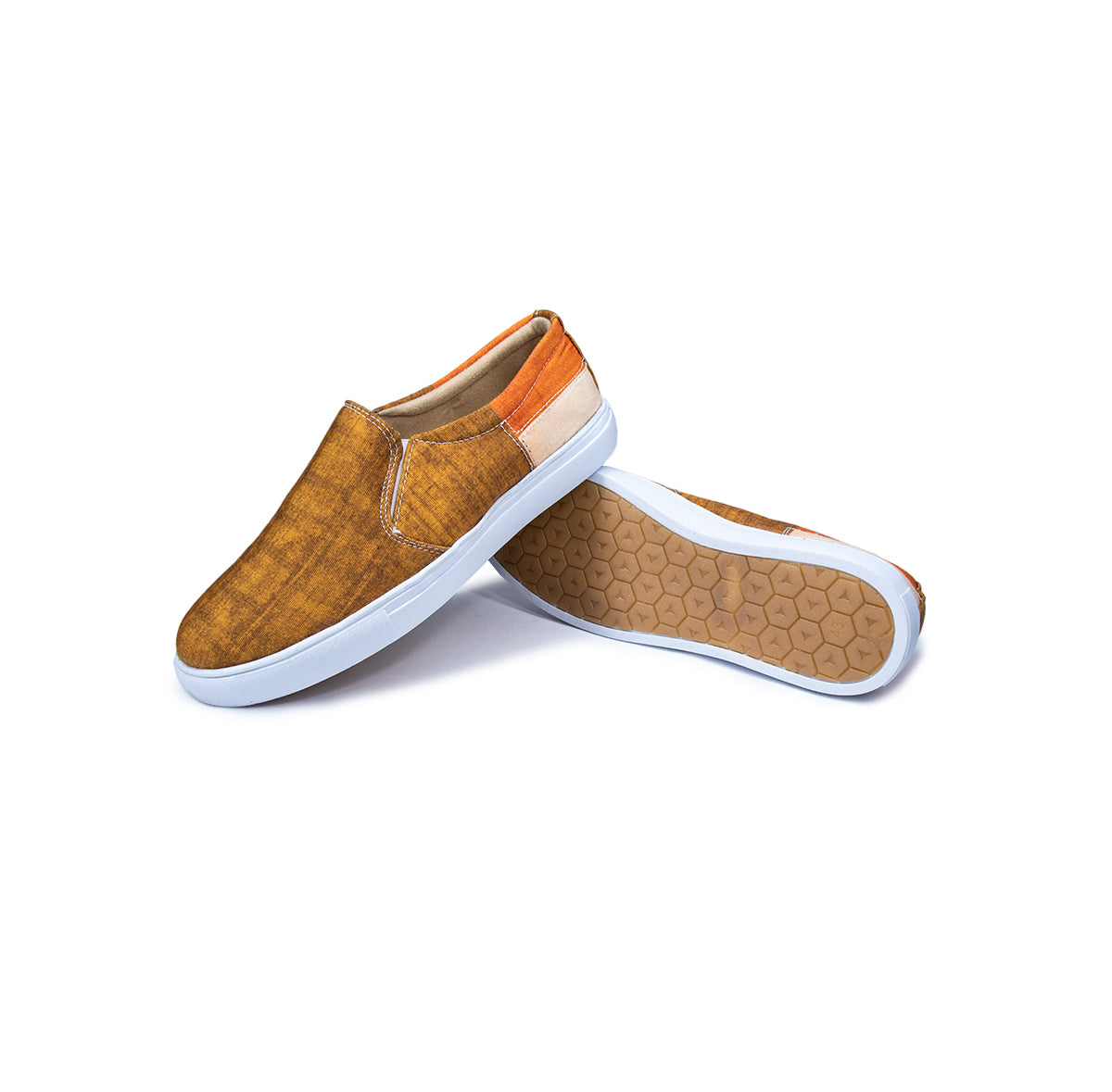Mustard  Palette - Men's Loafer Canvas Sneaker