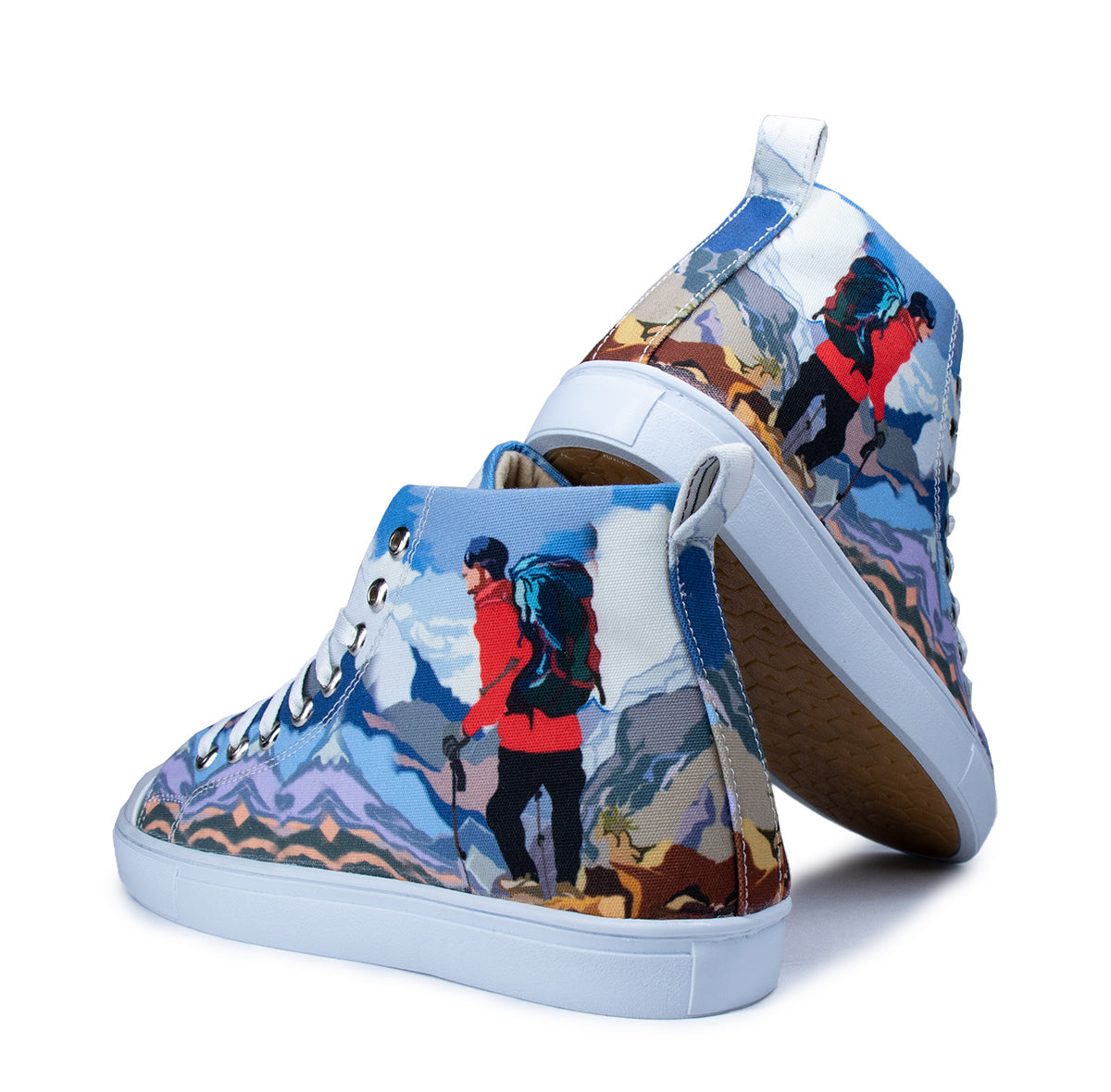 Mountain Men - Men's High-Top Canvas Sneaker