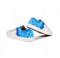 White & Blue