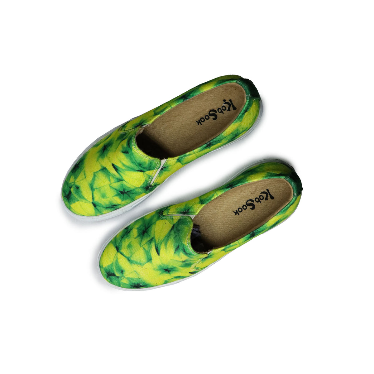 Green Pineapple - Men's Loafer Canvas Sneaker