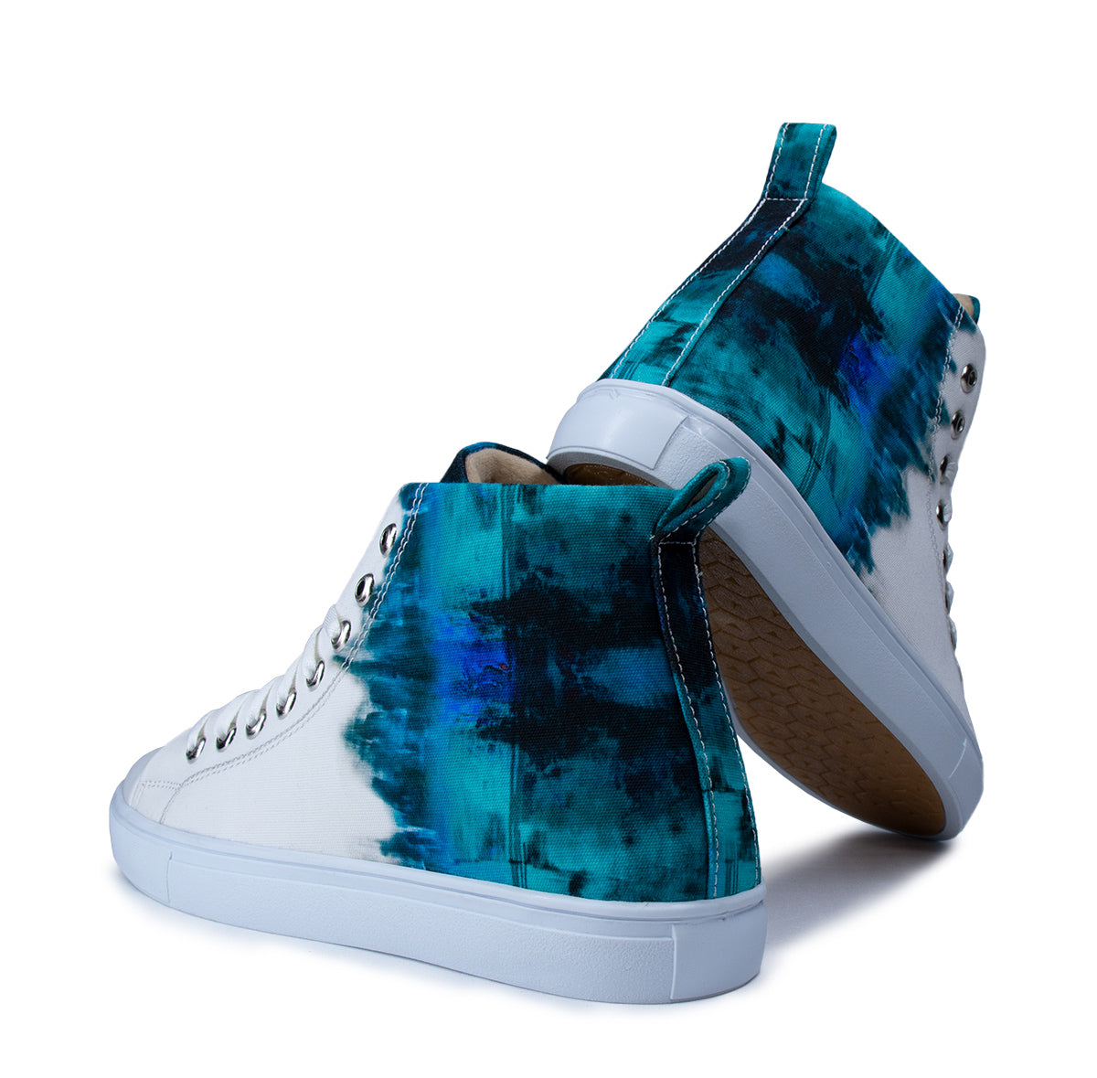 White & Blue