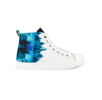 White & Blue