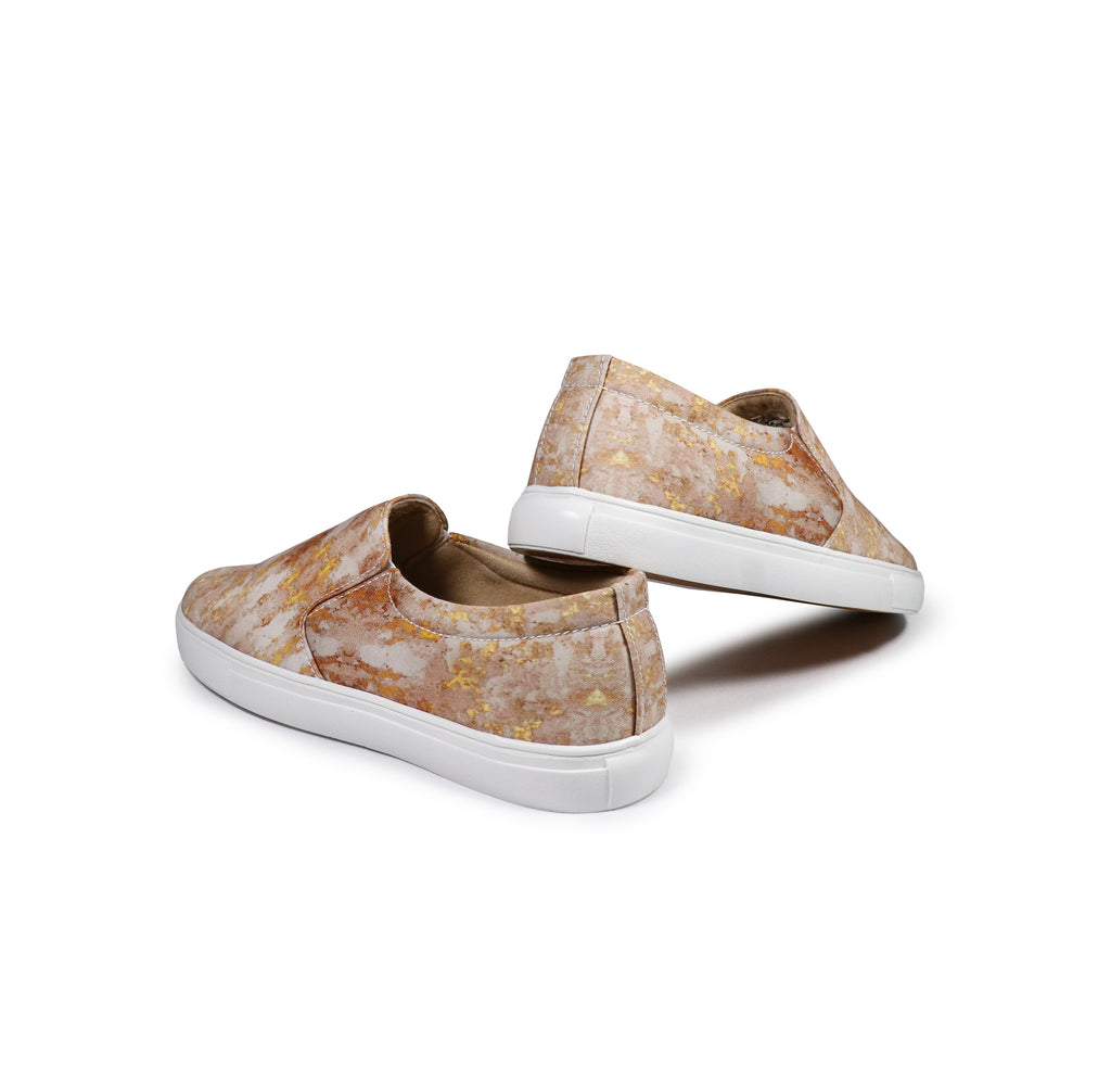 Golden Specks - Men's Loafer Canvas Sneaker