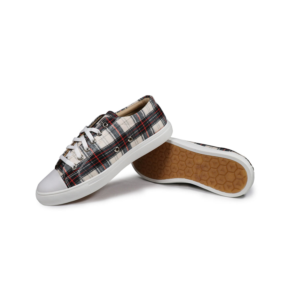 Checkers - Men's Low-Top Canvas Sneaker