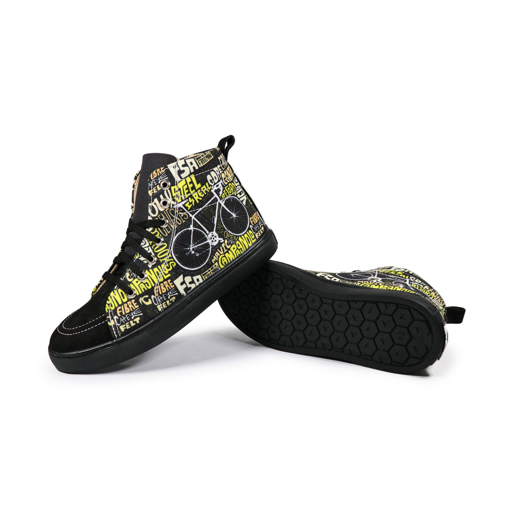 Cycle Kick - Men's High-Top Suede Canvas Sneaker