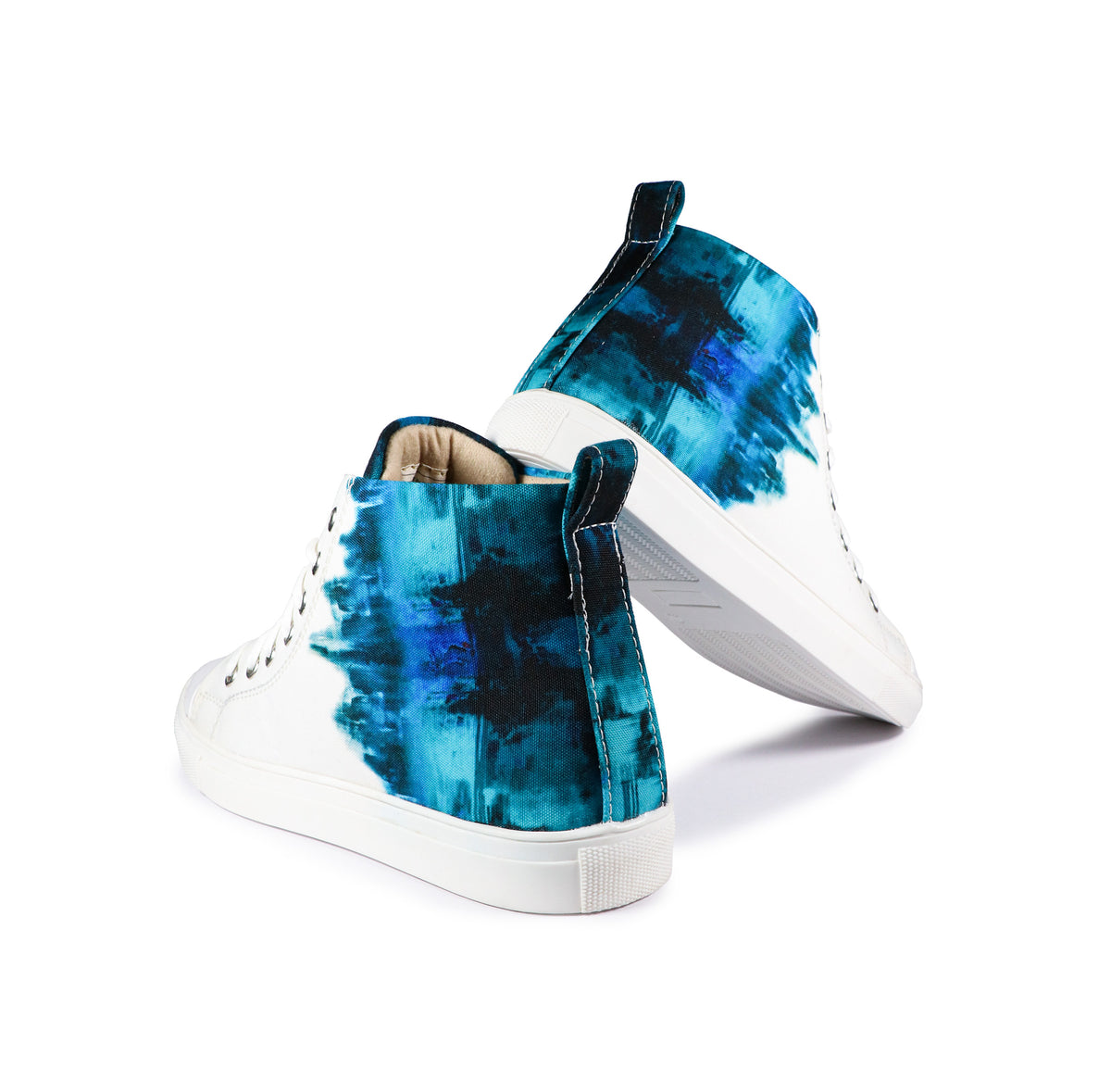 White & Blue