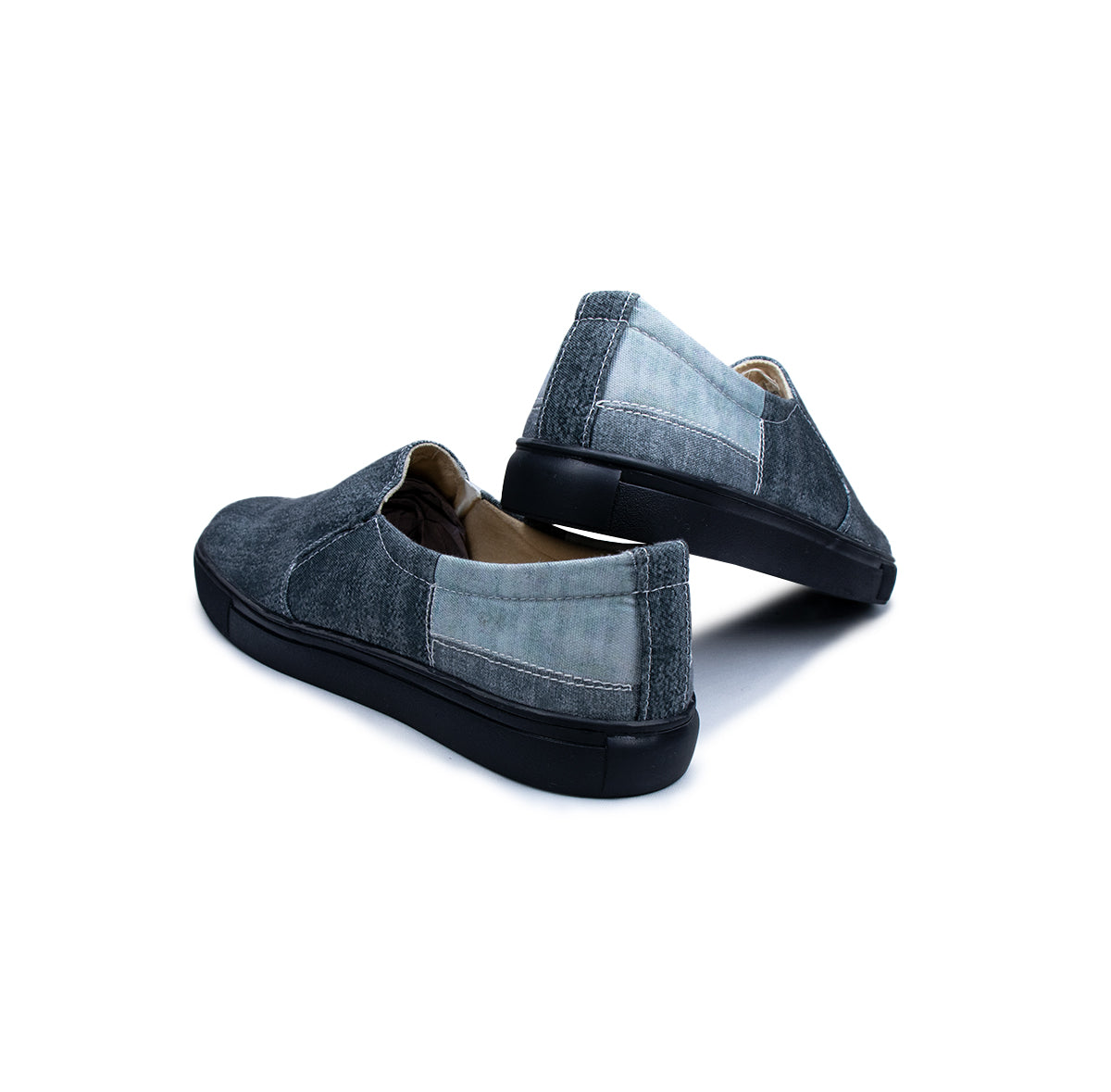 Dark Grey Shades - Men's Loafer Canvas Sneaker