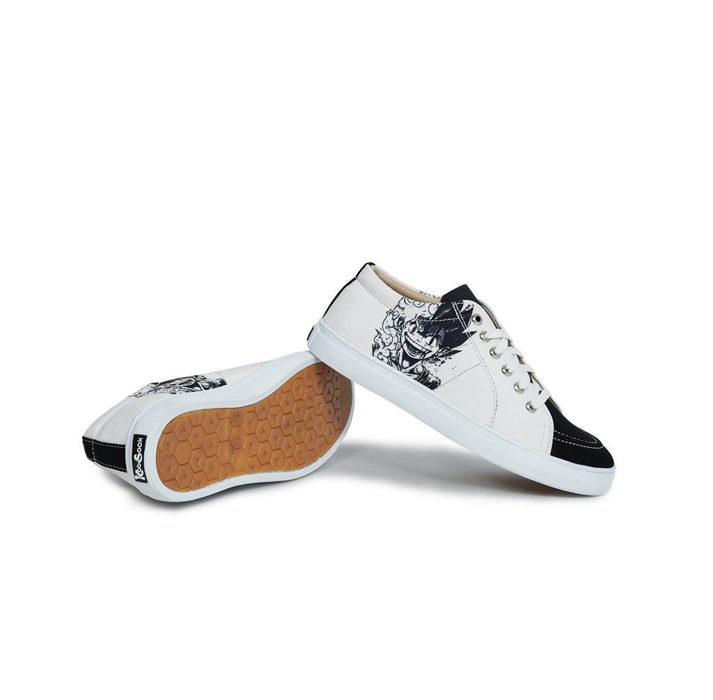 Wicked - Men's Low-Top Suede Canvas Sneaker
