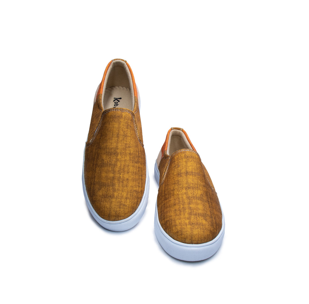 Mustard  Palette - Men's Loafer Canvas Sneaker