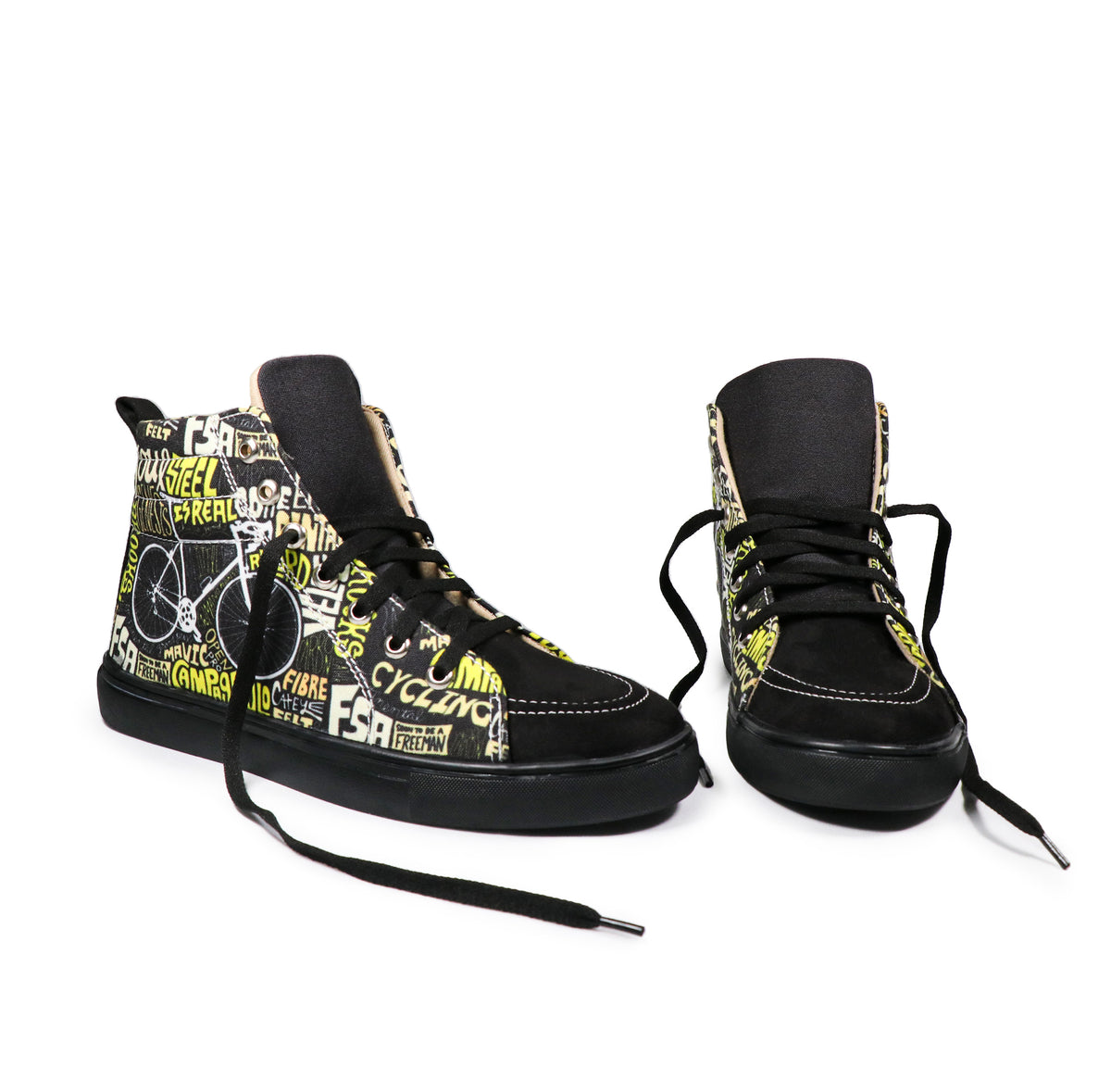 Cycle Kick - Men's High-Top Suede Canvas Sneaker
