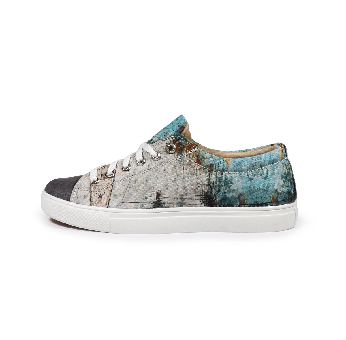 Wanderlust - Men's Low-Top Canvas Sneaker