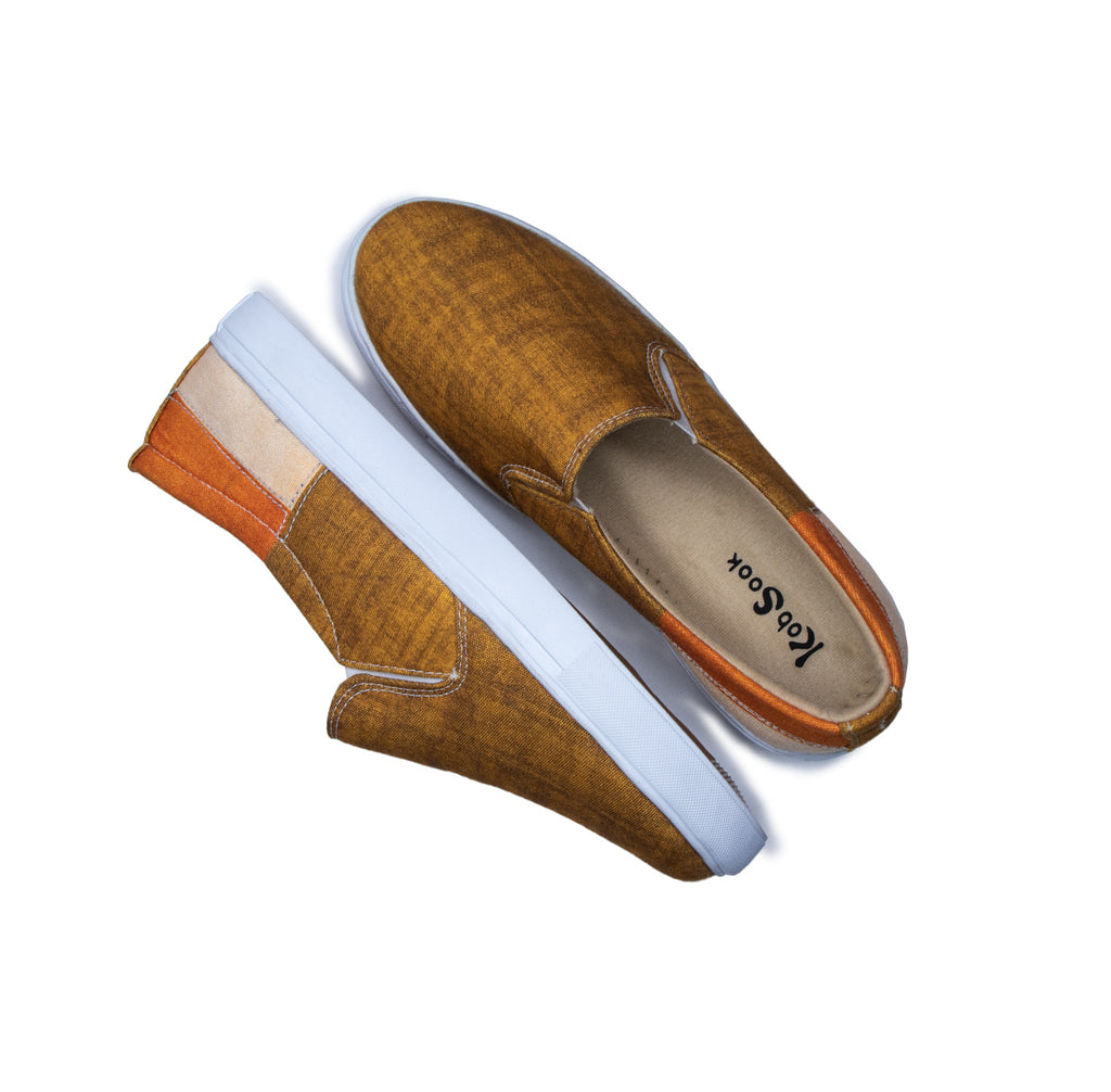 Mustard  Palette - Men's Loafer Canvas Sneaker