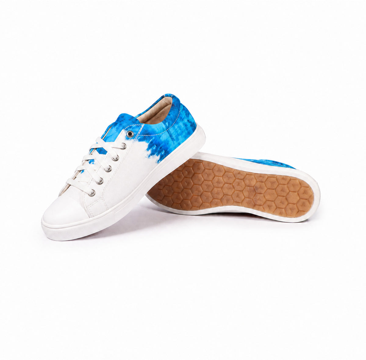 White & Blue