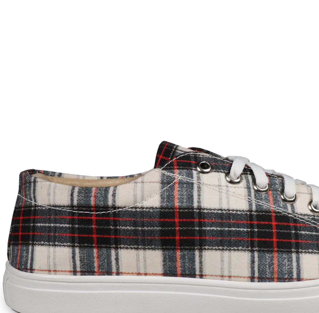 Checkers - Men's Low-Top Canvas Sneaker