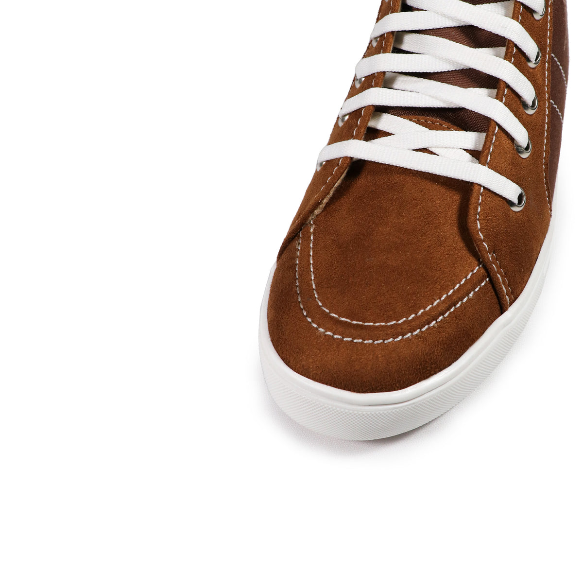 Eye Of Tiger - Men's High-Top Suede Canvas Sneaker